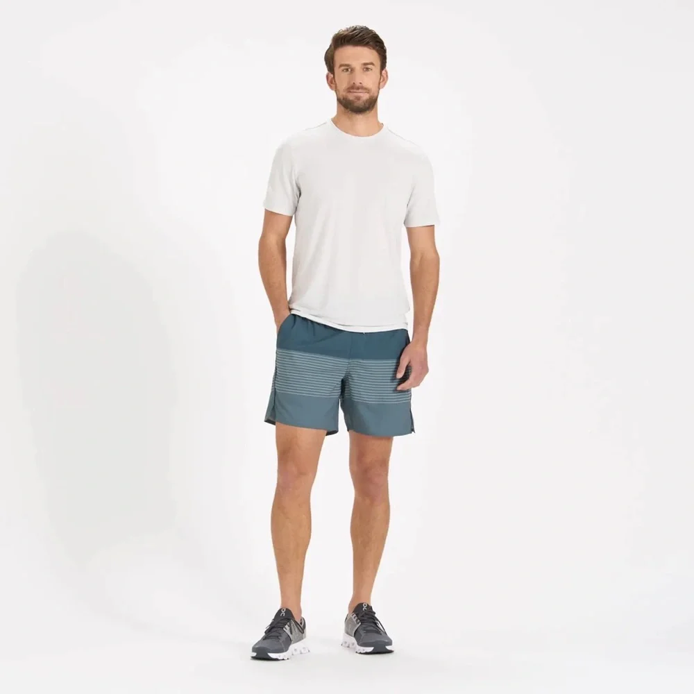 NWT 💥 LAST ONE - S | Vuori / Trail Short - Beryl Stripe - Picture 5 of 14